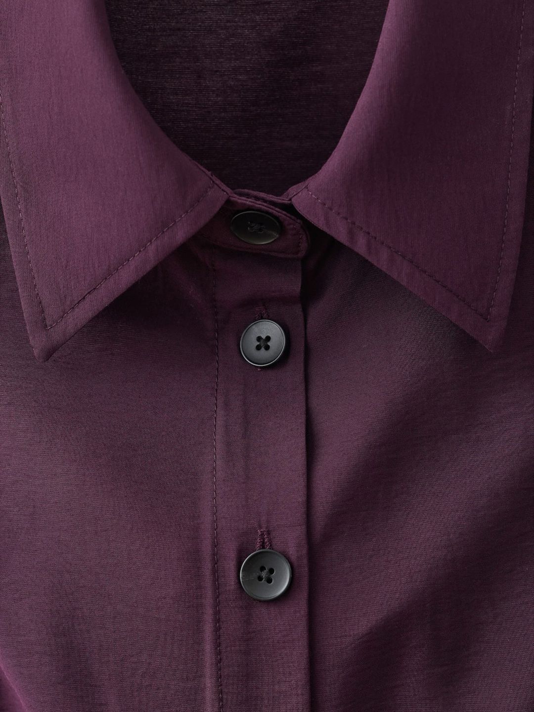 Belted Shirt Midi Dress