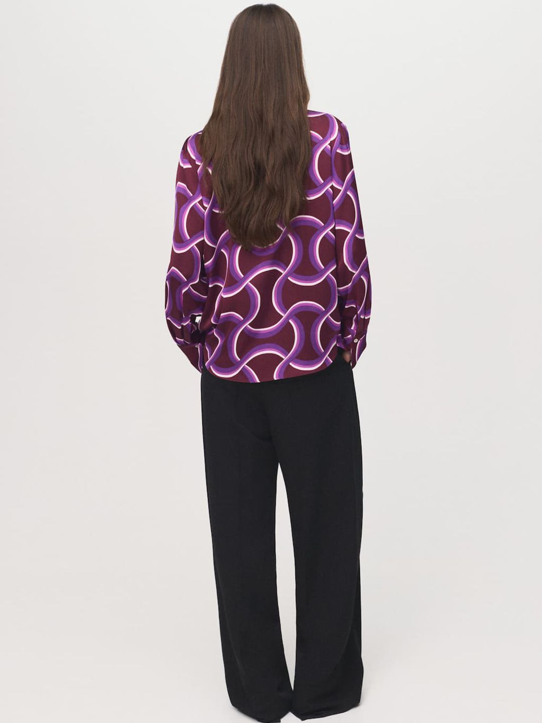 Abstract Printed Relaxed Fit Casual Shirt