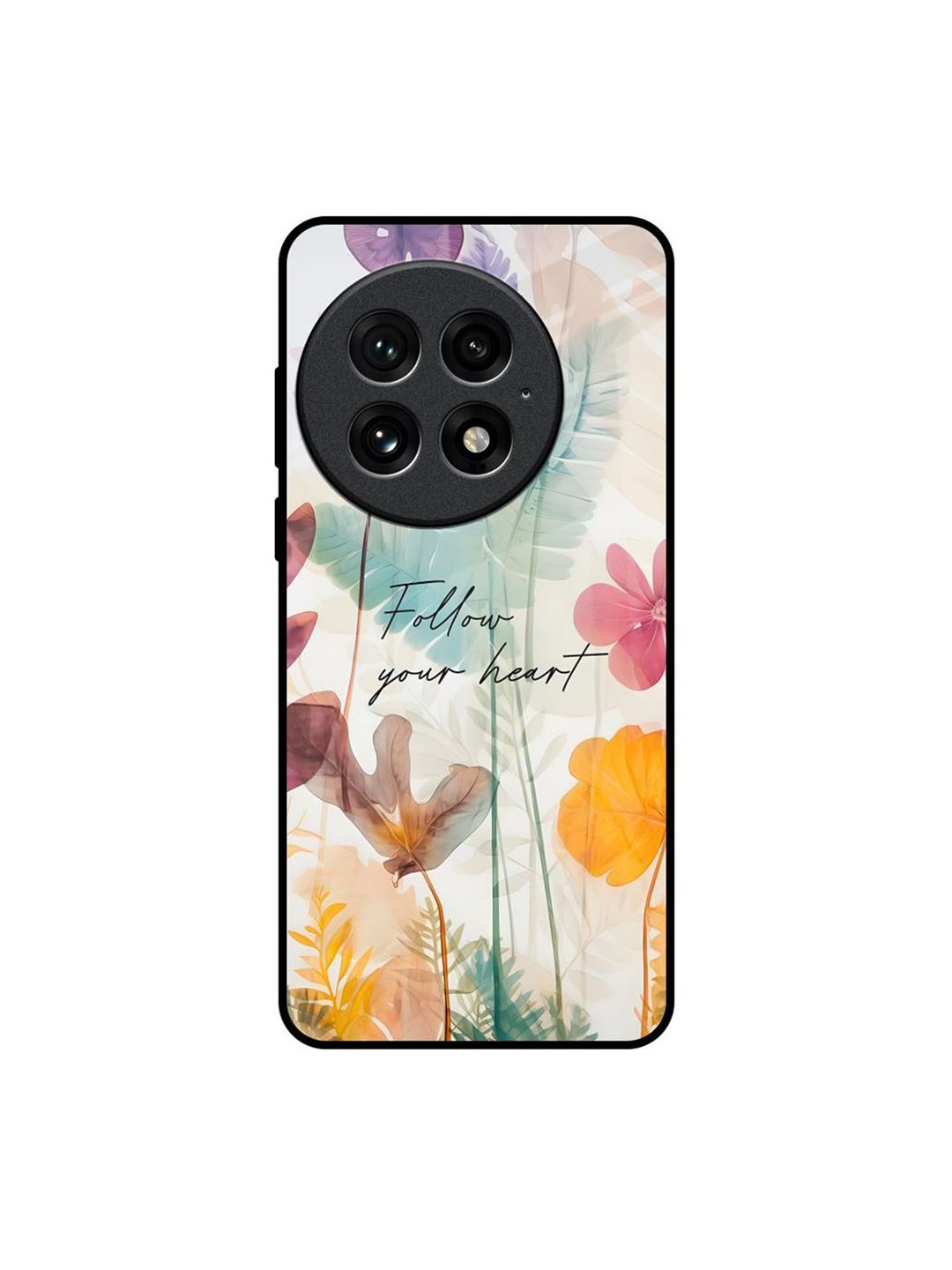 QRIOH Floral Printed OnePlus 13 Back Case Mobile Accessories