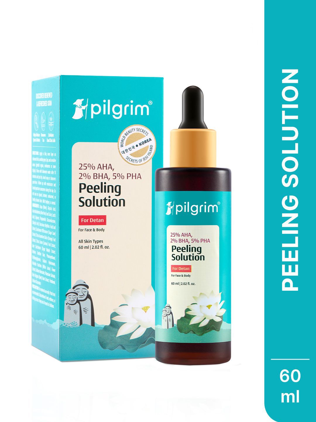 Pilgrim Pilgrim 25% AHA 2% BHA 5% PHA Peeling Solution - 60 ml