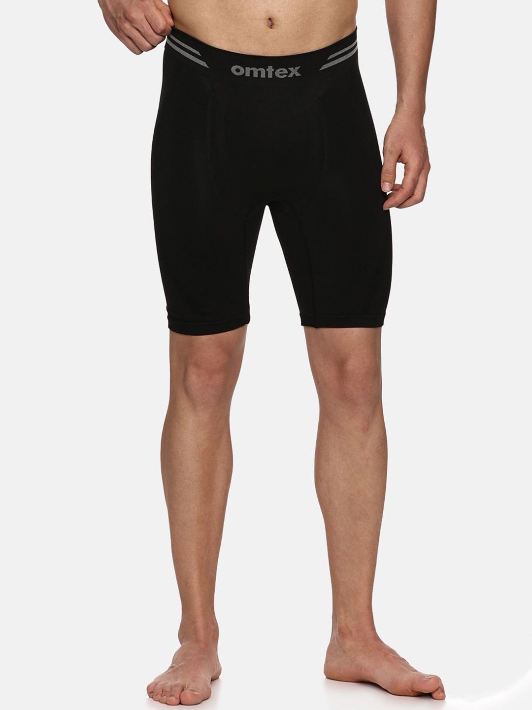 Omtex Men seamless Skinny Fit Compression Sports Shorts