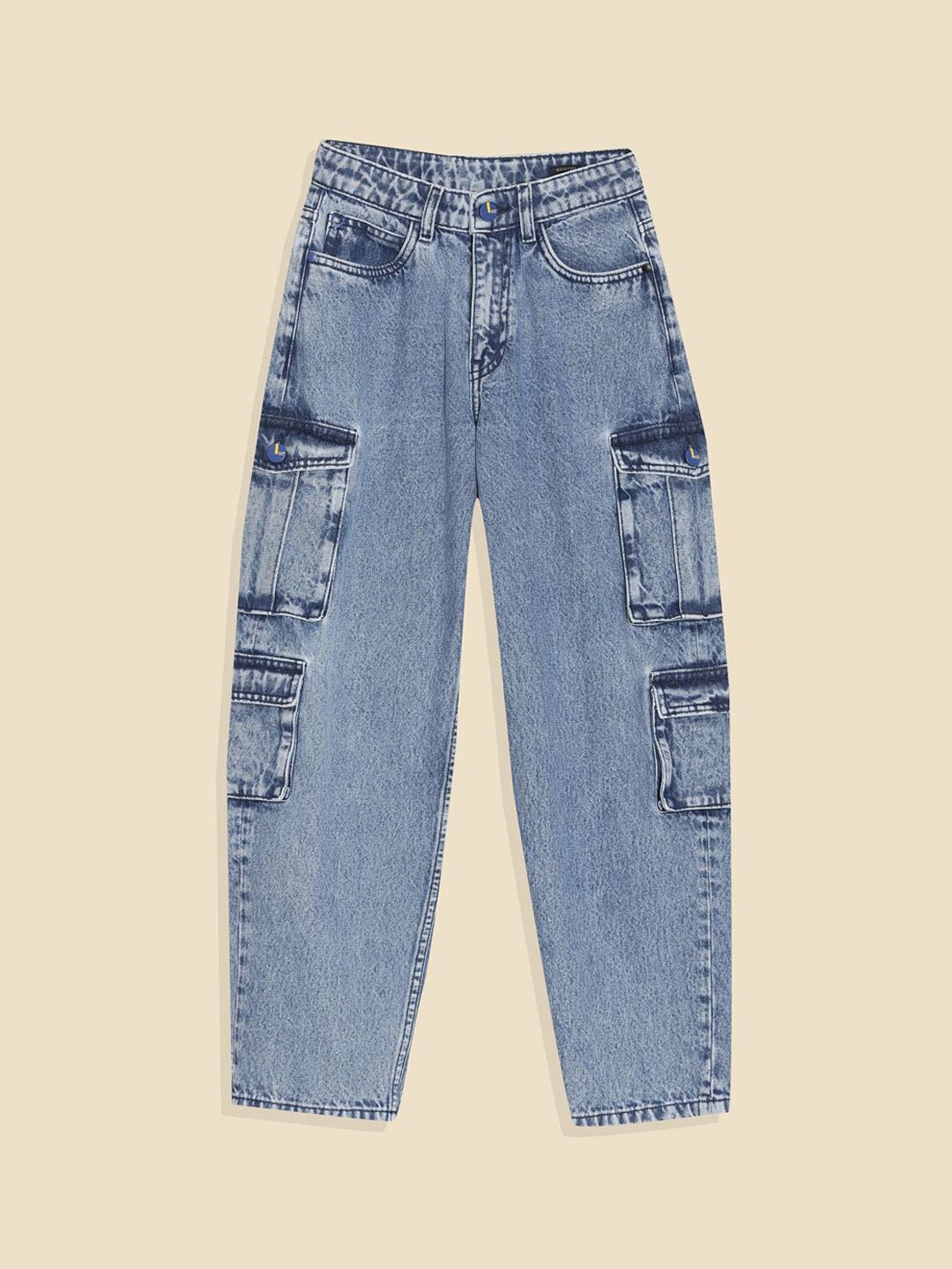 Allen Solly Junior Boys Regular Fit Mid-Rise No Fade Jeans