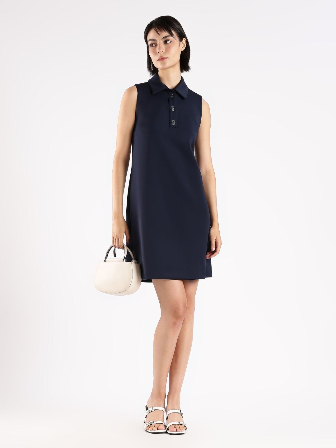 Calvin Klein Jeans Shirt Collar Shift Dress