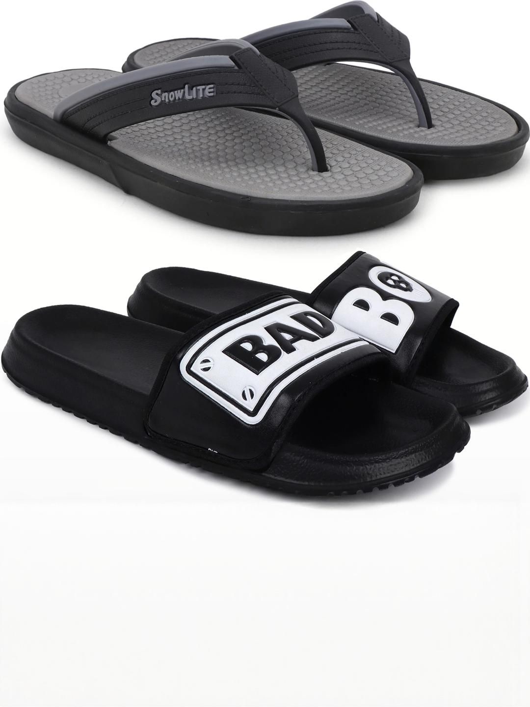 Pampy Angel Men Grey Flip Flops