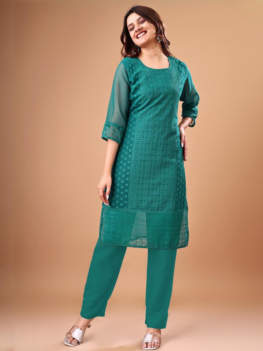 ZAZADIYA ENTERPRISE Women Embroidered Kurti