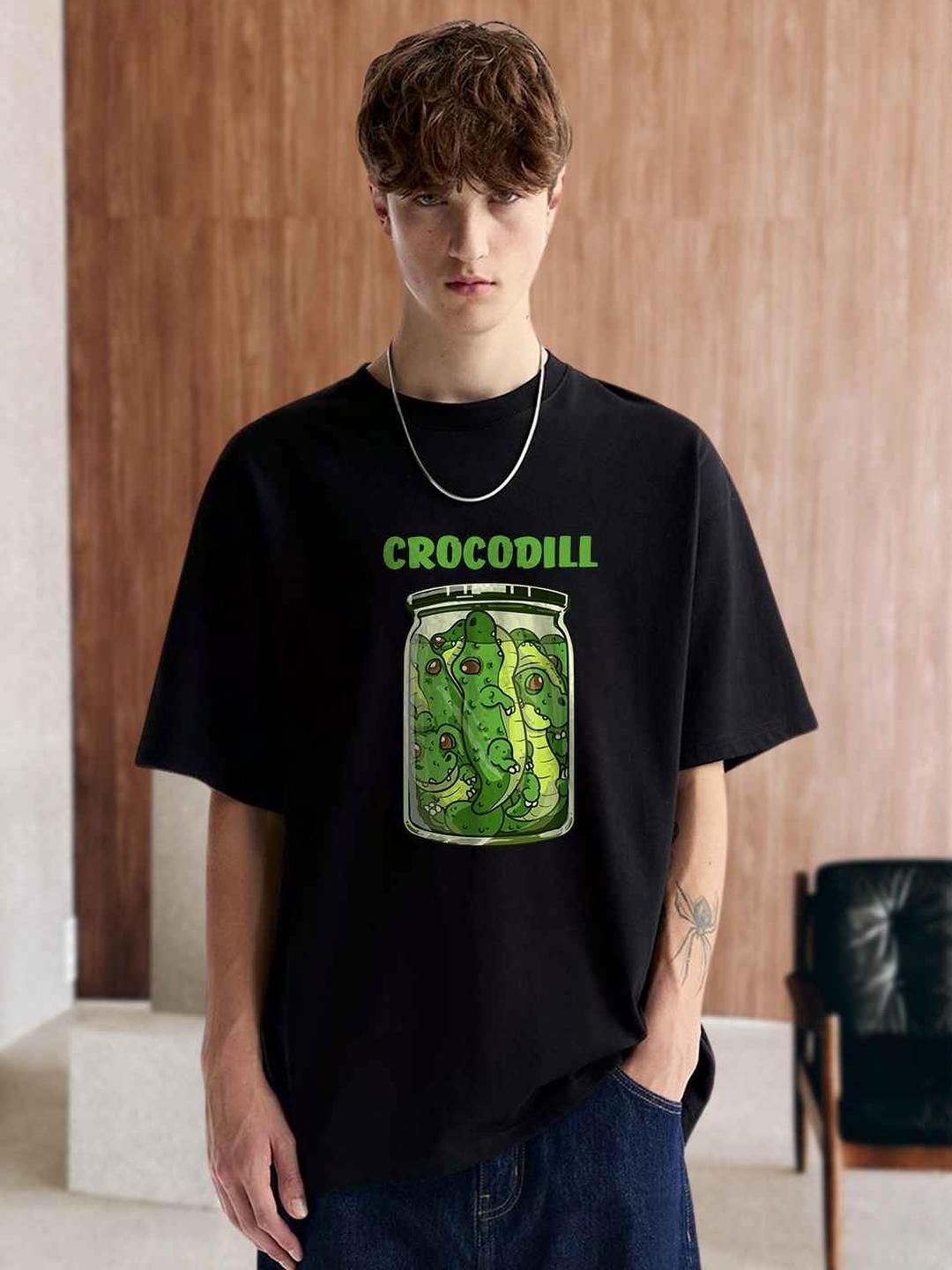 PRONK Adults-Men Black Tshirts