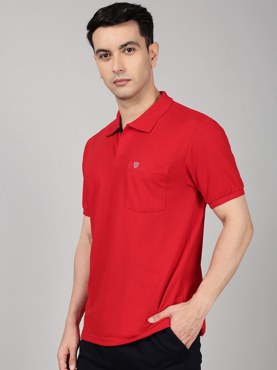 Lux Cozi Polo Collar Combed Cotton Lounge T-shirts