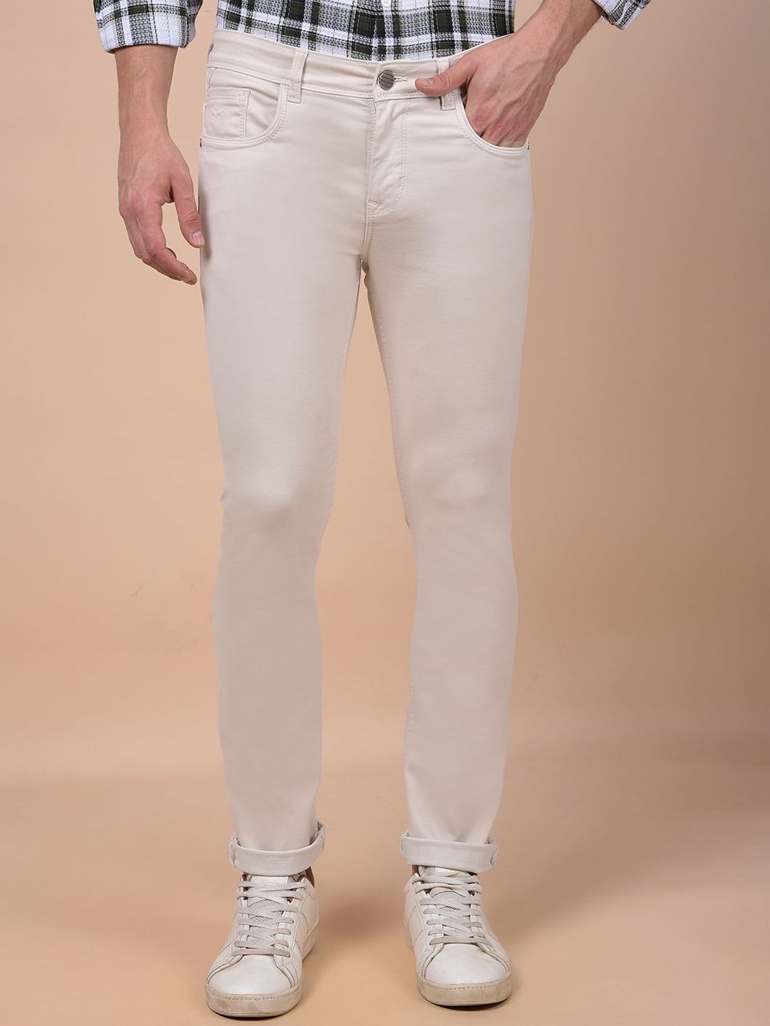 Crimsoune Club Men Slim Fit Mid-Rise Stretchable Jeans