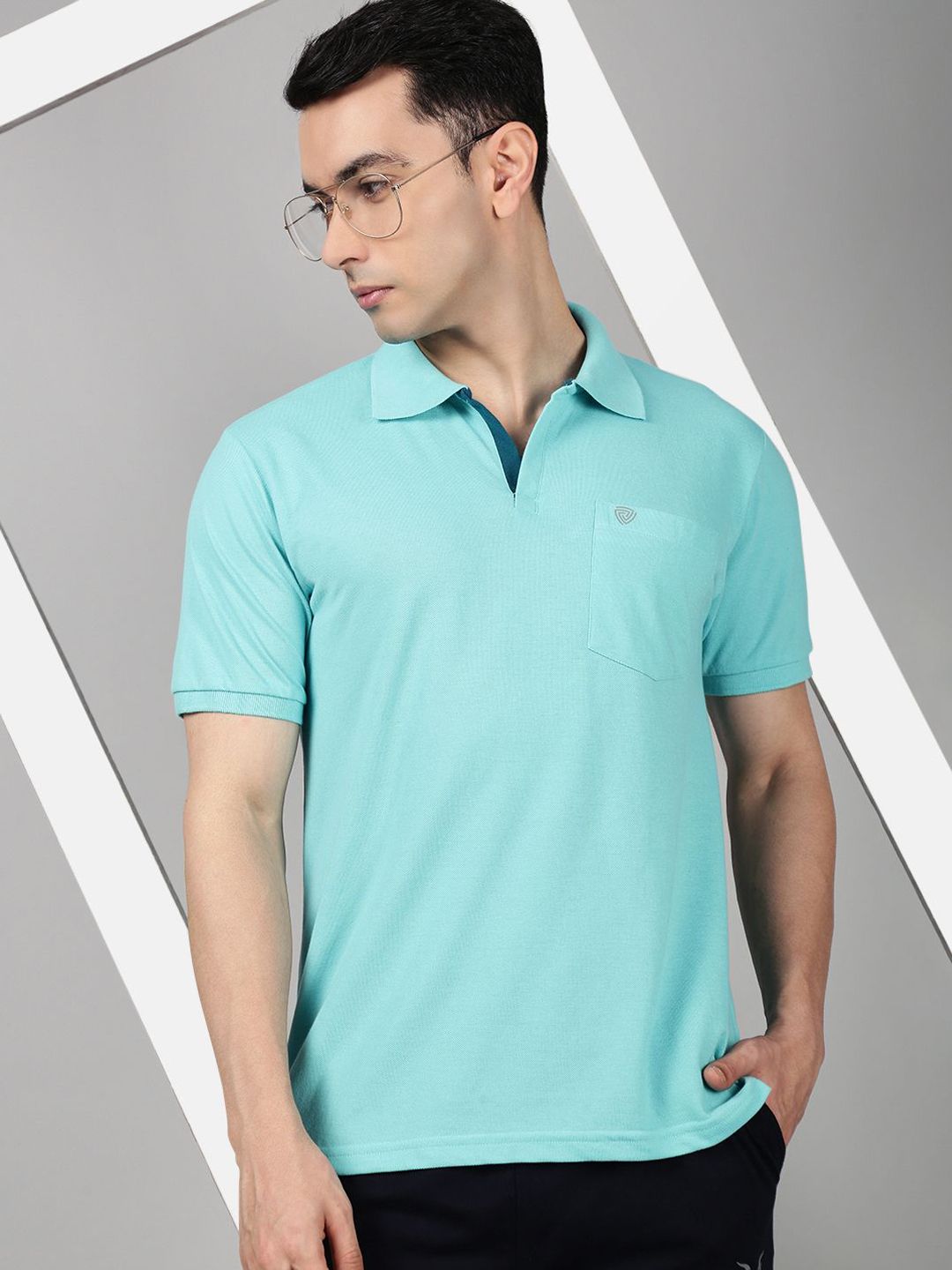 Lux Cozi Polo Collar Combed Cotton  Lounge T-shirts