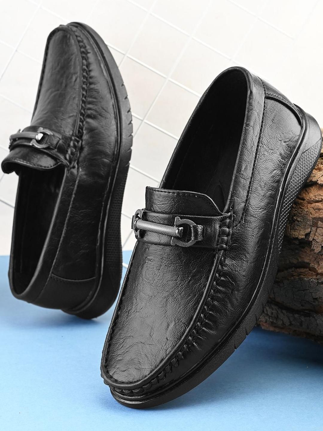 Mast & Harbour Men Chunky Slip-On Formal Loafers