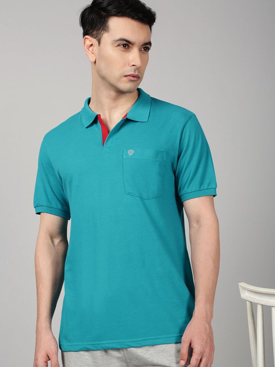 Lux Cozi Polo Collar Combed Cotton Lounge T-shirts