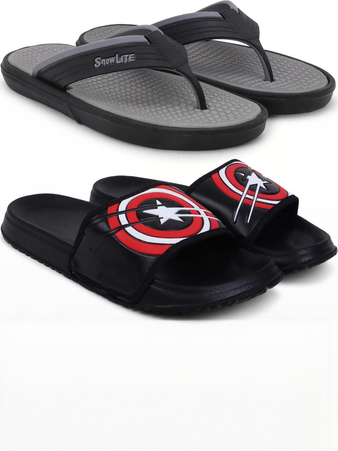 Pampy Angel Men Grey Flip Flops