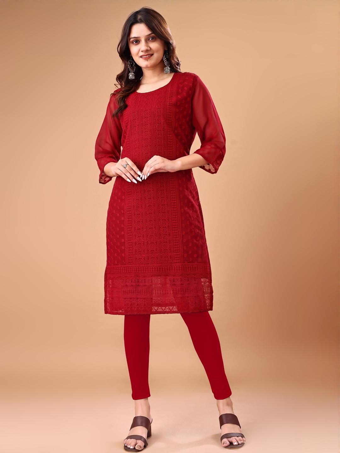 ZAZADIYA ENTERPRISE Women Embroidered Kurti