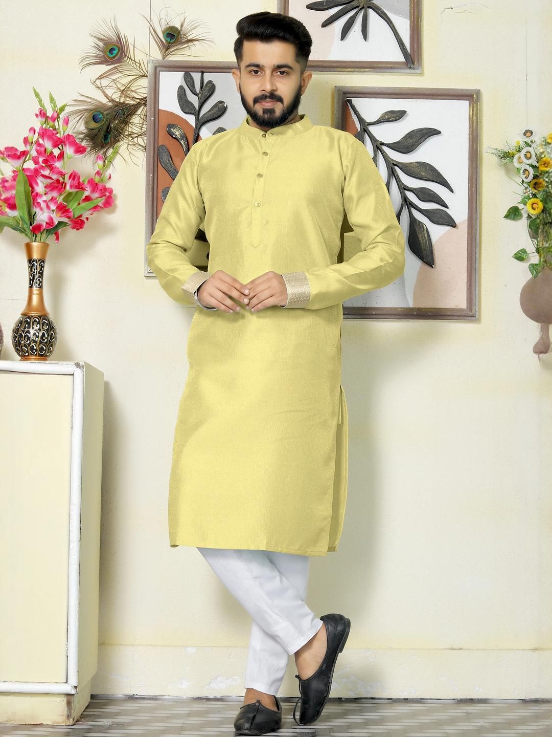 Archittam Men Silk Kurtas