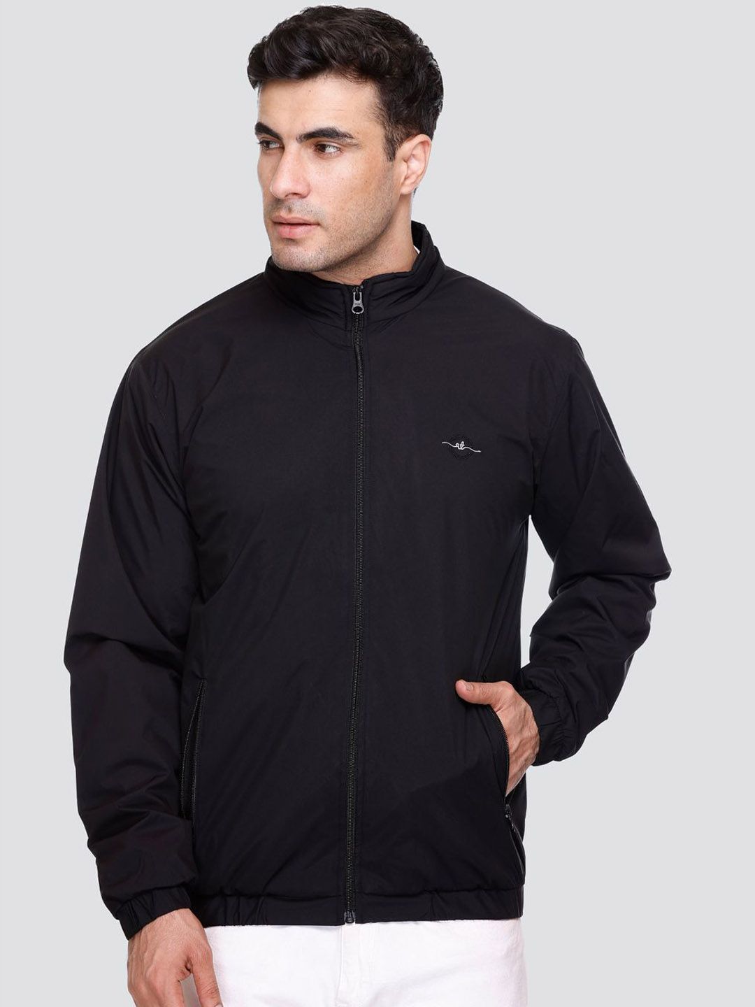 Rare Times Mock Collar Lightweight Puffer Jacket