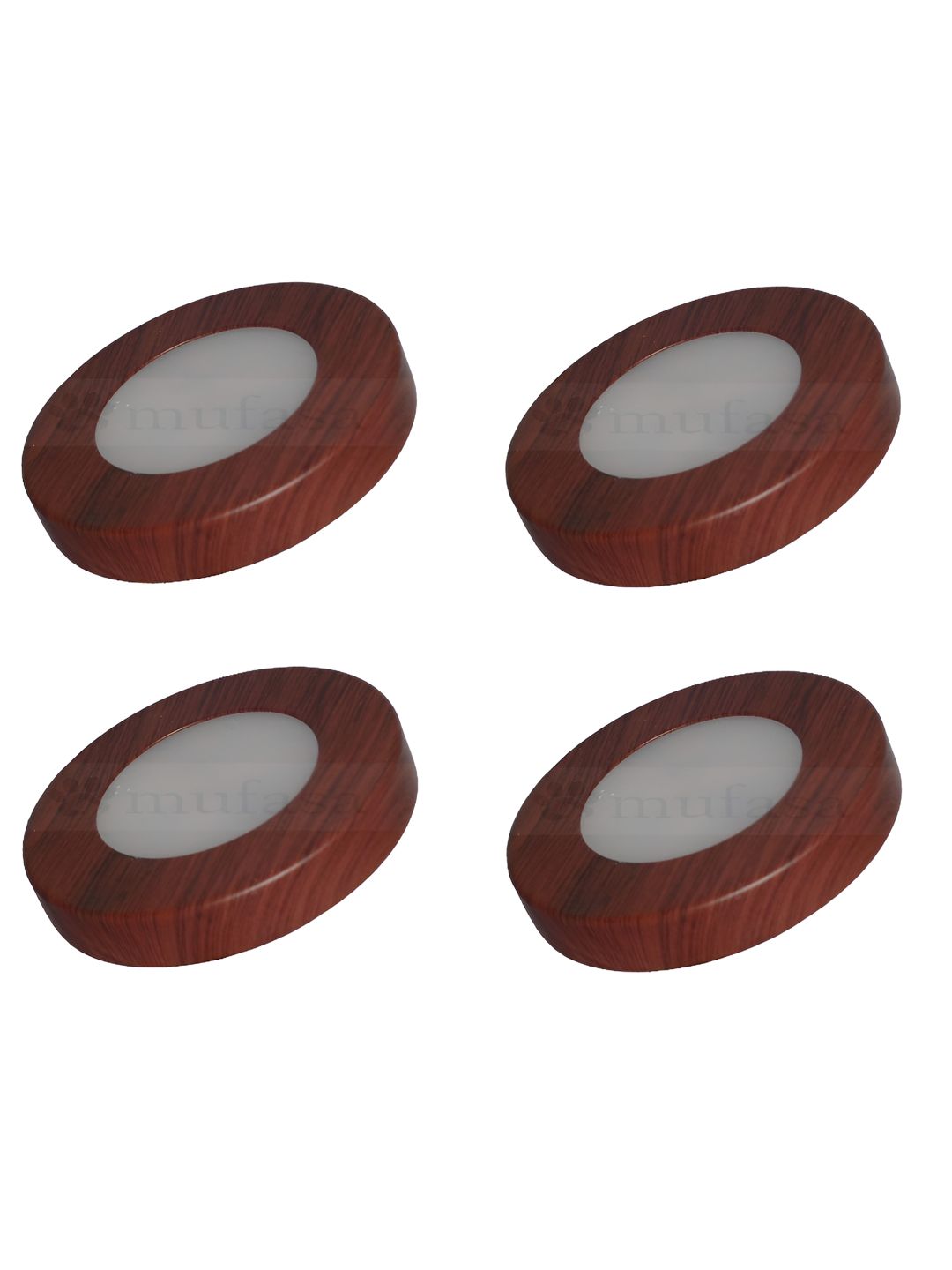 Mufasa Brown And White 4 Pieces Cylinder Ceiling Lamps