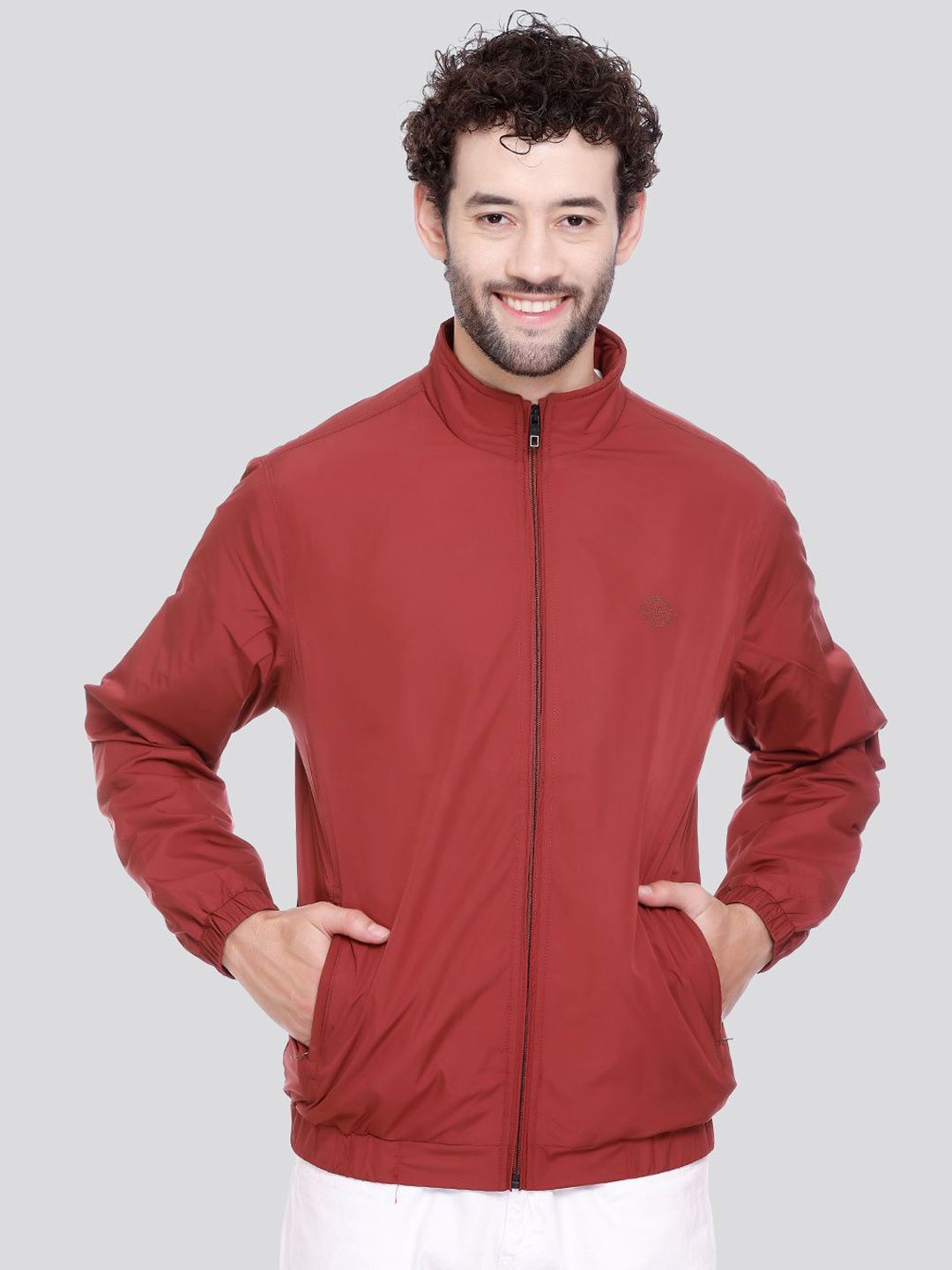 Rare Times Mock Collar Lightweight Puffer Jacket