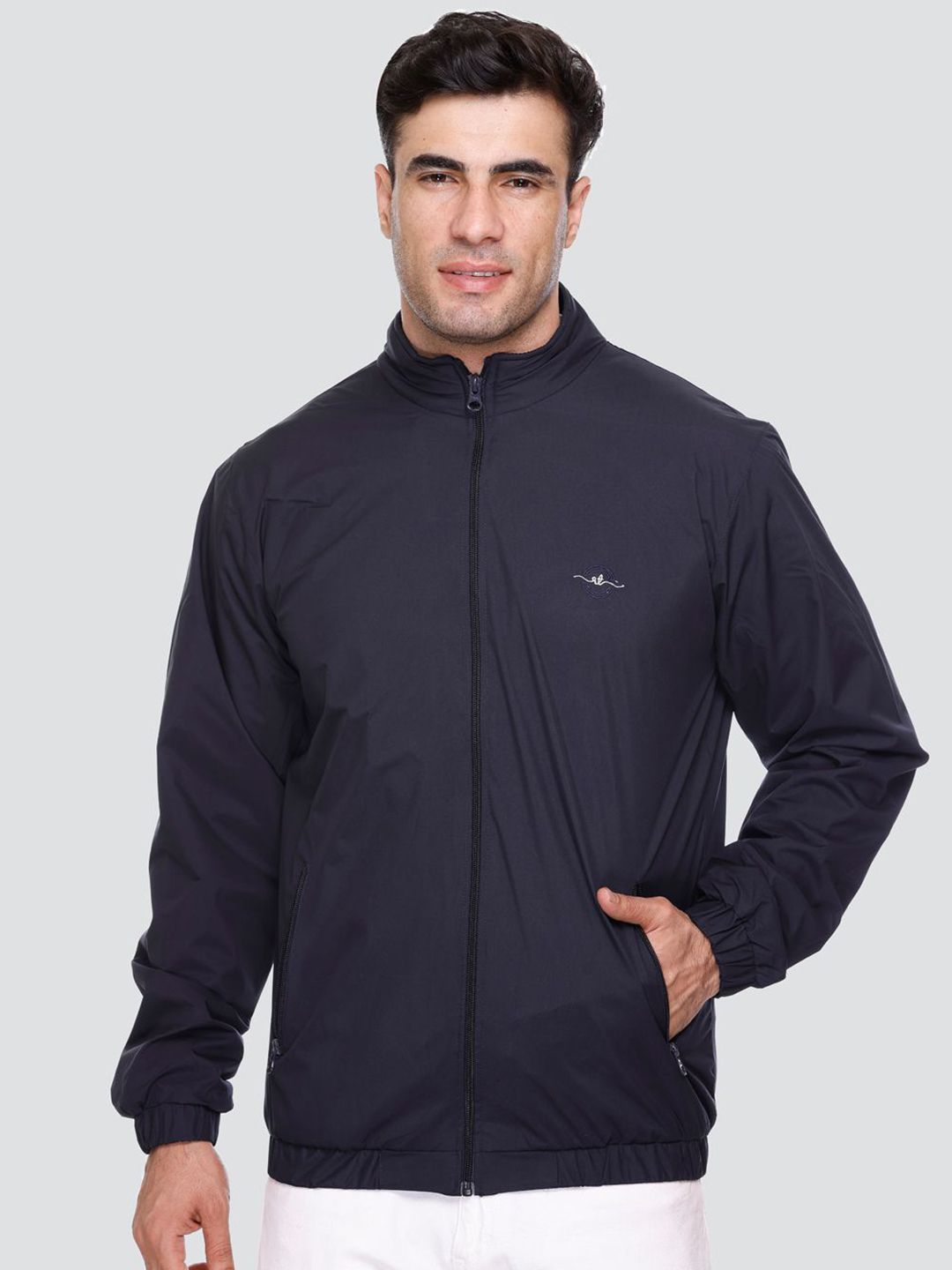 Rare Times Mock Collar Lightweight Puffer Jacket