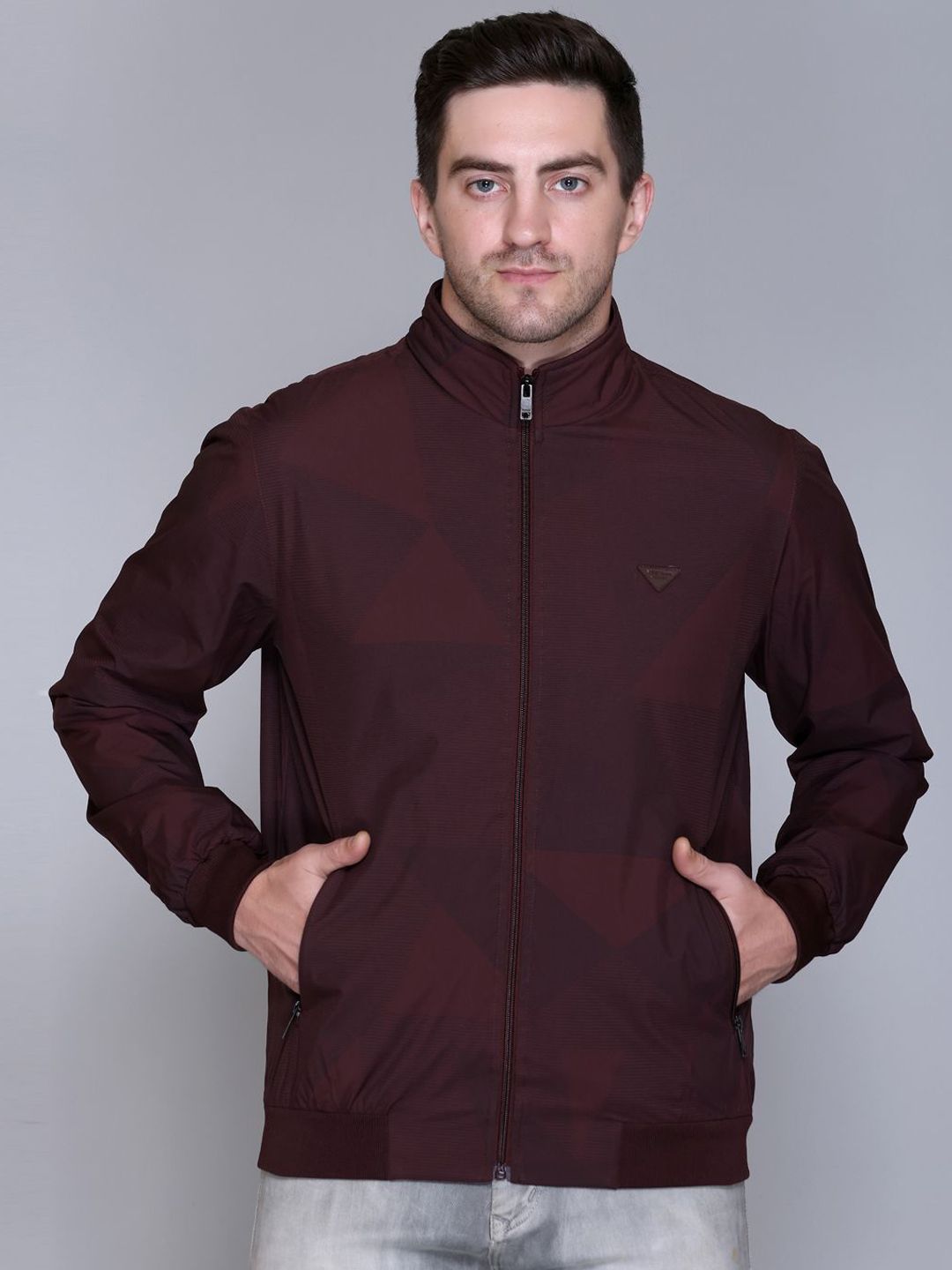 Rare Times Mock Collar Lightweight Puffer Jacket