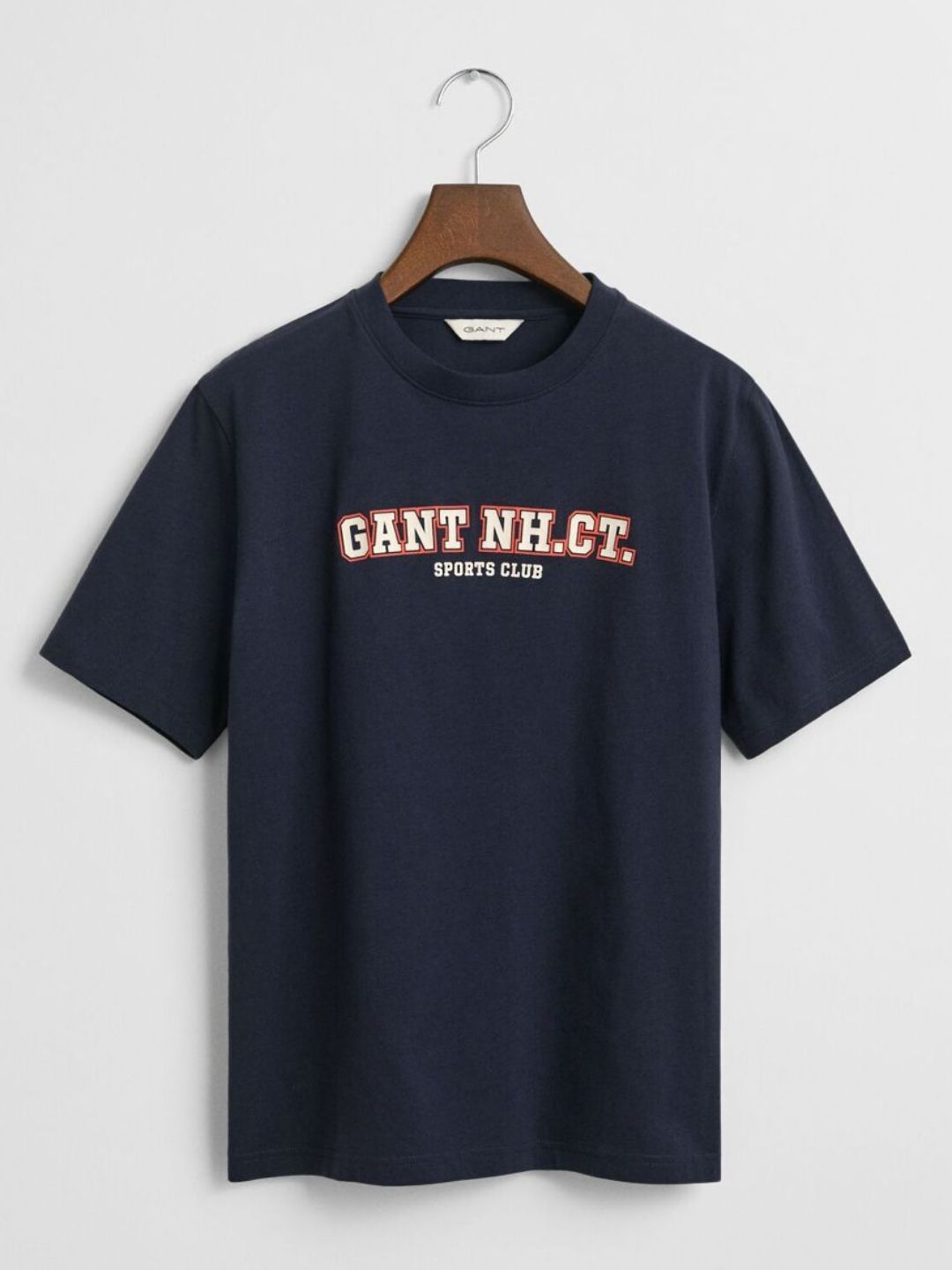 GANT Boys Typography Printed Pure Cotton Relaxed Fit T-shirt
