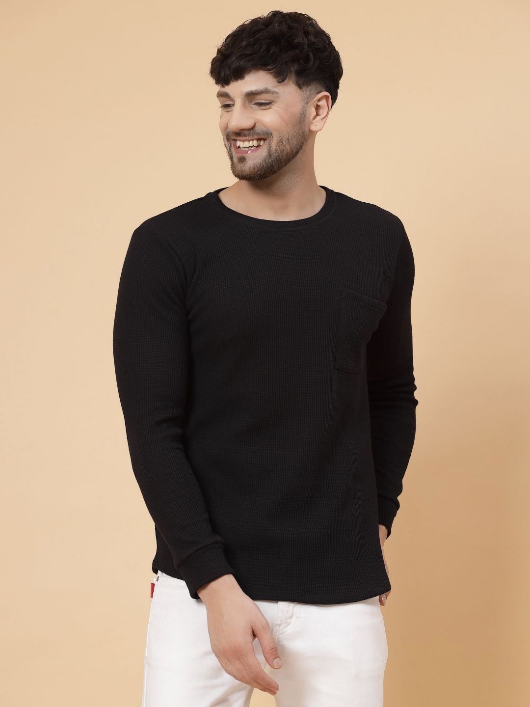 Metronaut Round Neck Regular Fit  Pure Cotton T-shirt