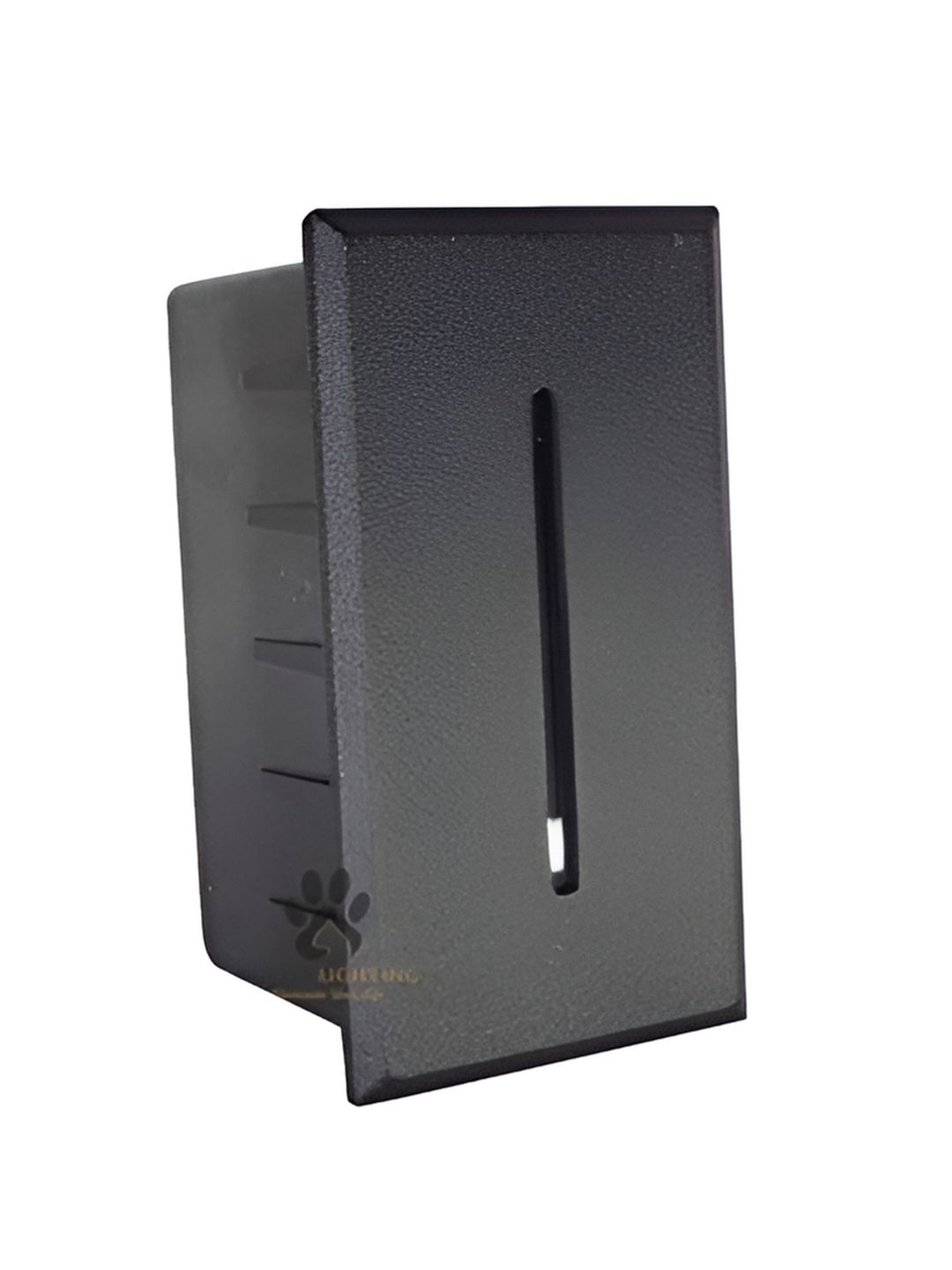 Mufasa Black Textured Abstract Shaped Aluminium Wall Lamp