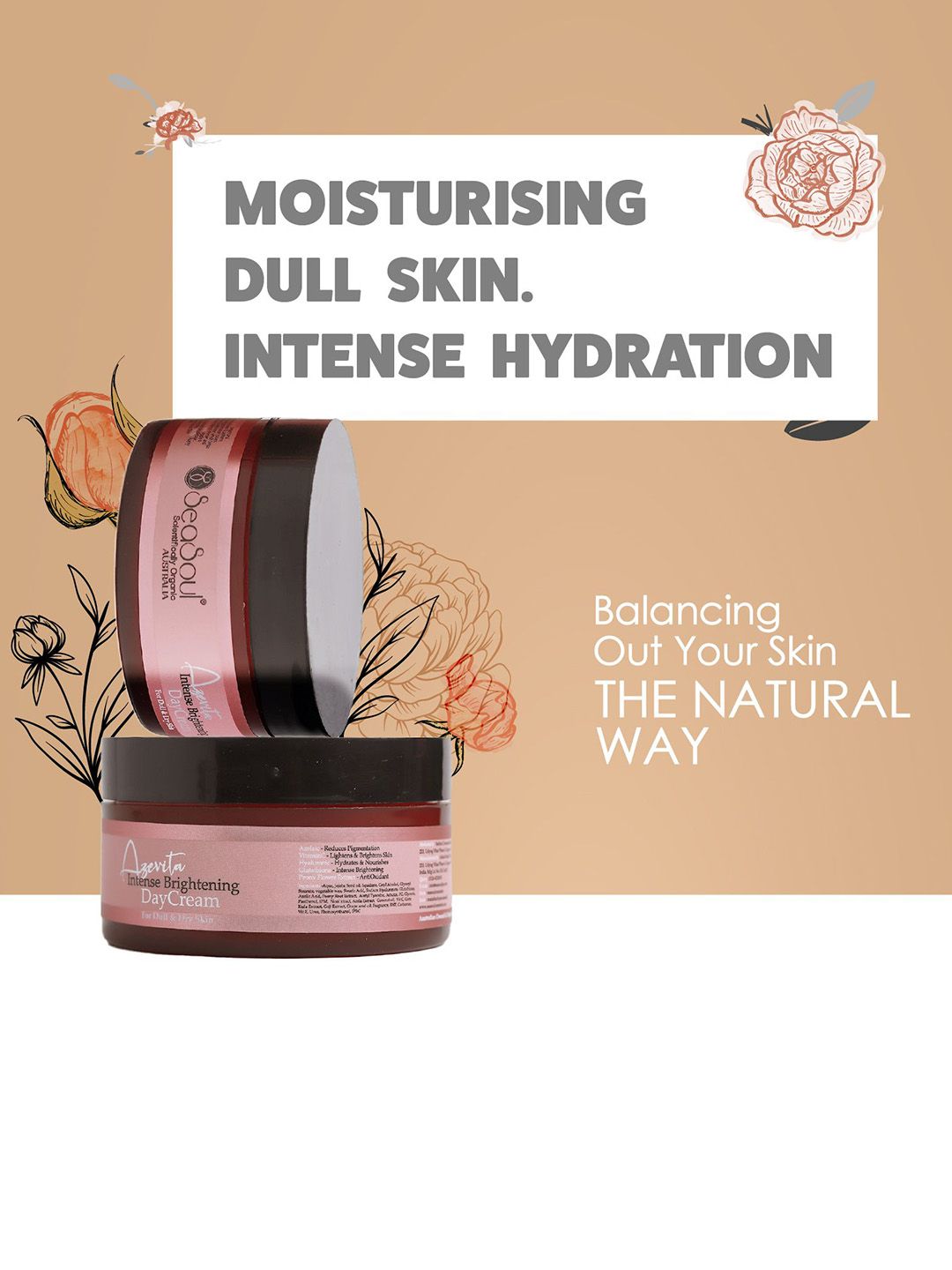 Buy Seasoul Azevita Instant Brightening Day Cream - 100 g - Day