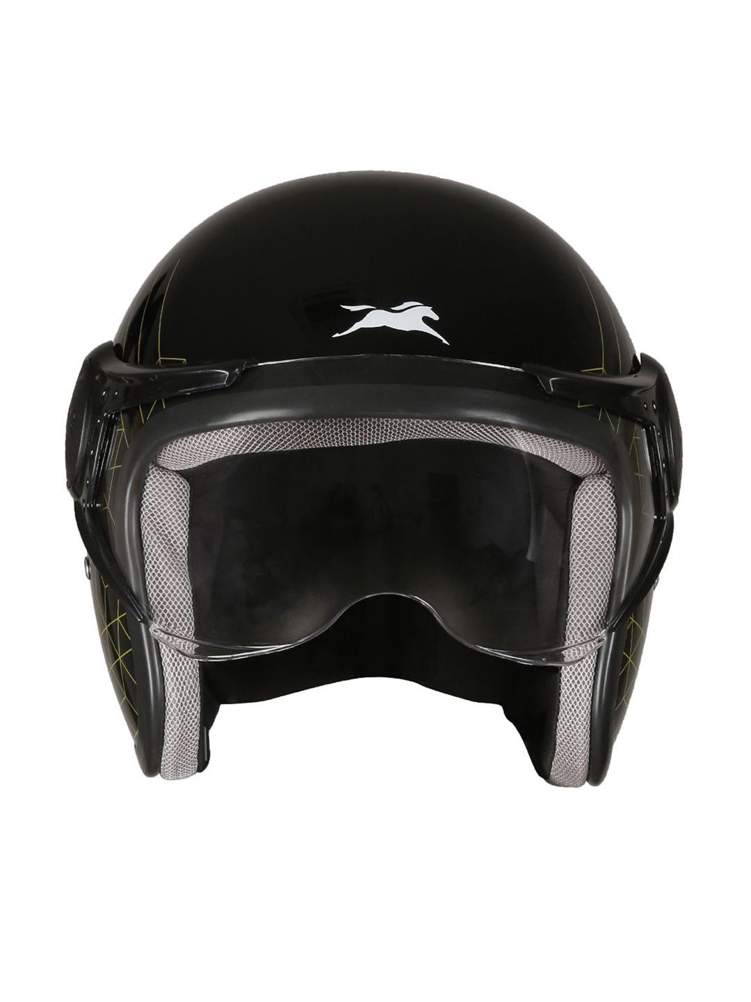 TVS Unisex Cruisetown Open Face Lightweight Helmet DOT & ISI Certified