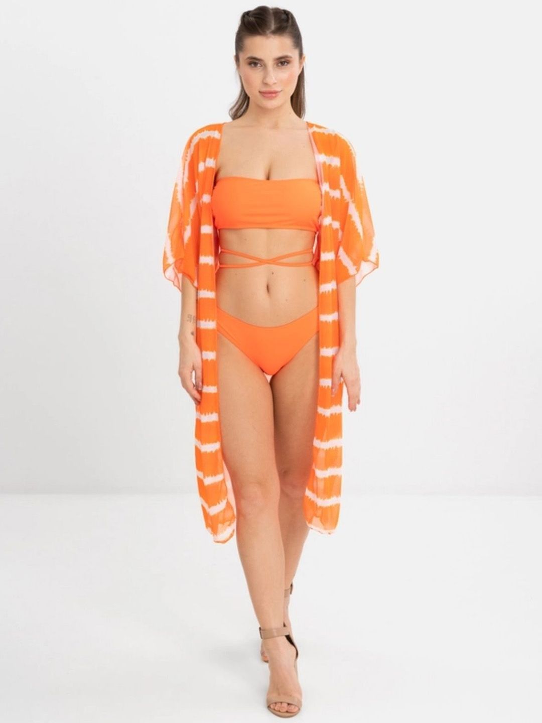 WomanLikeU Bikini Set With Coverup