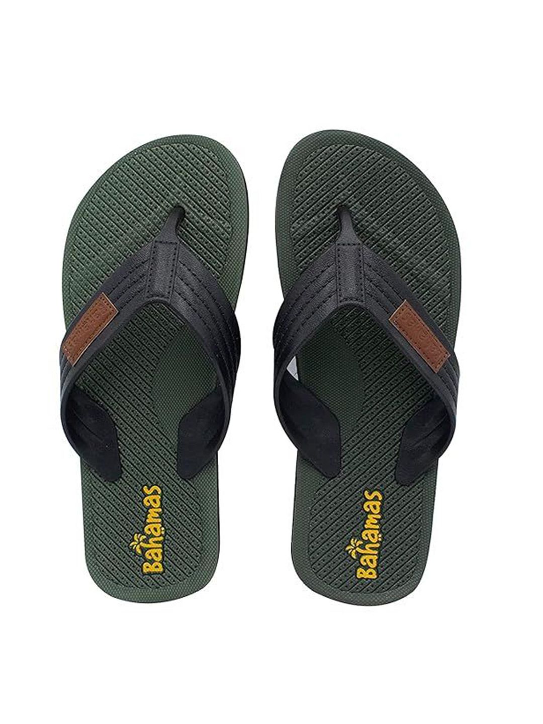 Bahamas Men Printed Rubber Thong Flip-Flops