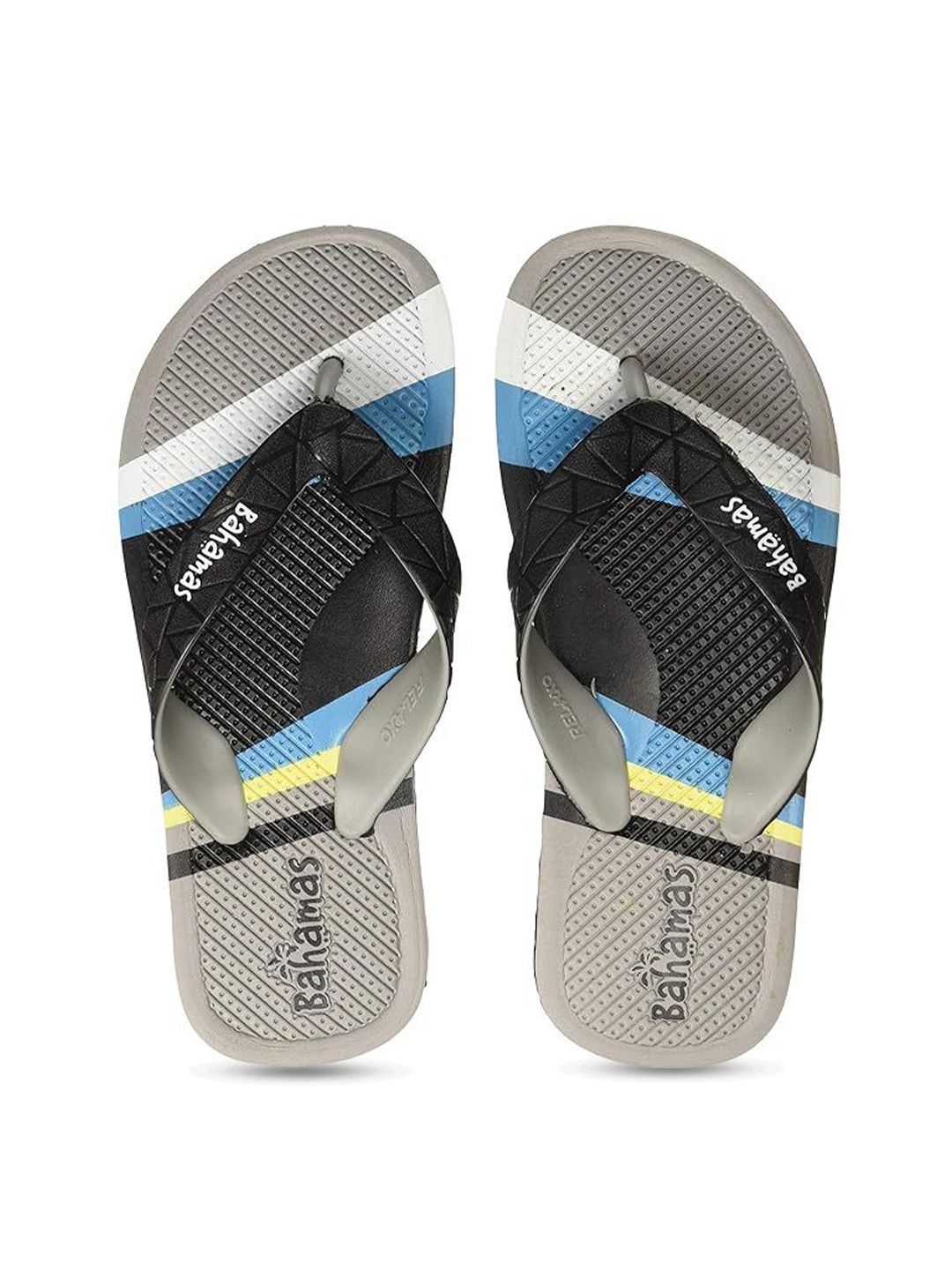 Bahamas Men Self Design Thong Flip-Flops