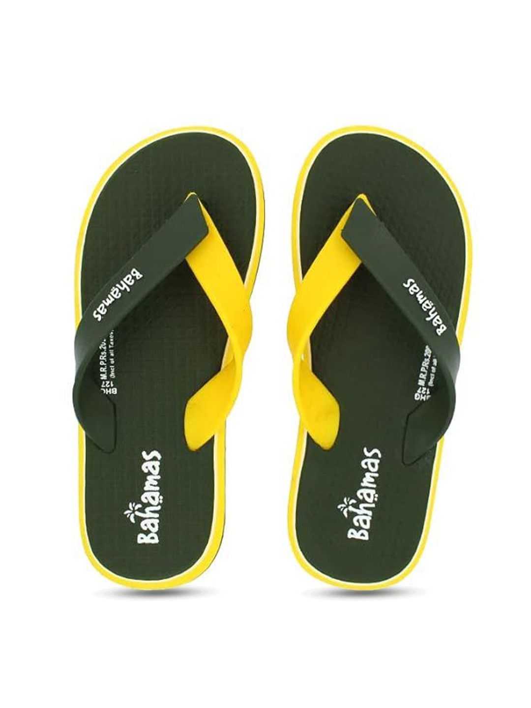 Bahamas Men Solid Regular Thong Flip-Flops