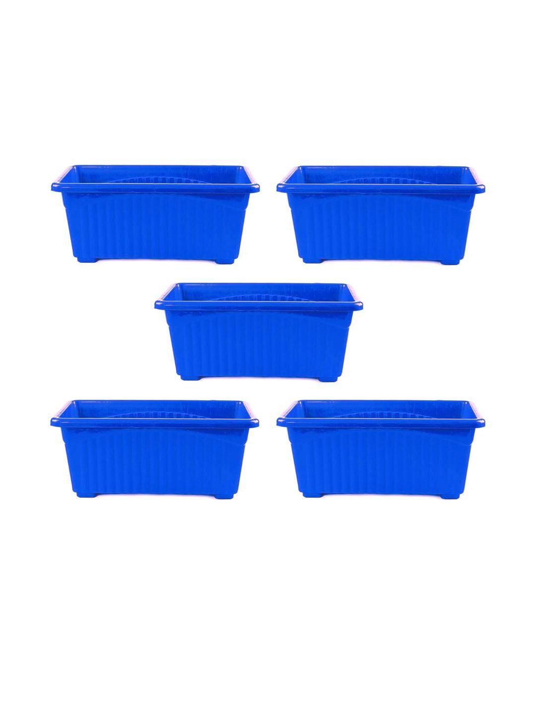 Rectangular Jupiter Flower & Plants Pots (Set of 5)