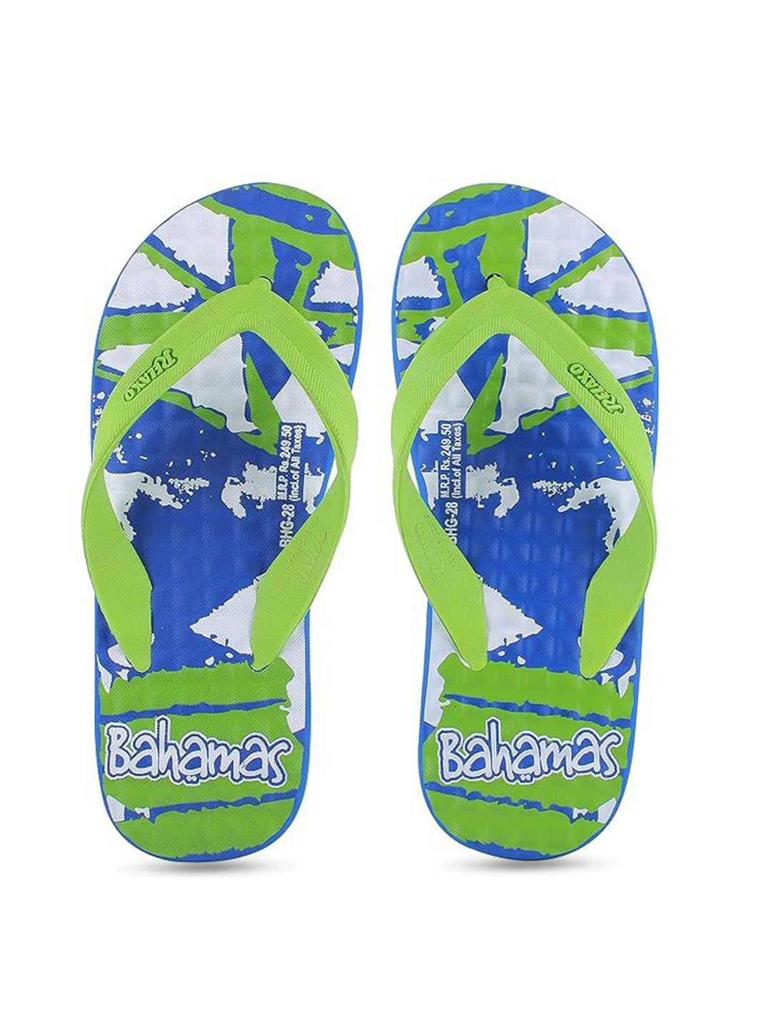 Bahamas Men Printed Thong Flip-Flops