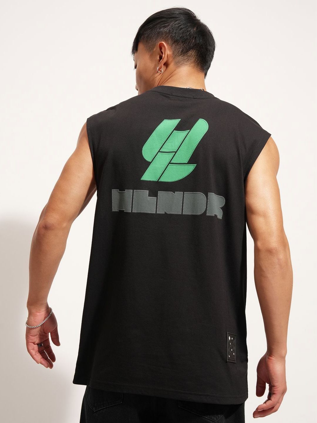 HIGHLANDER Graphic Printed Round Neck Cotton Relaxed Fit Sports T-shirt