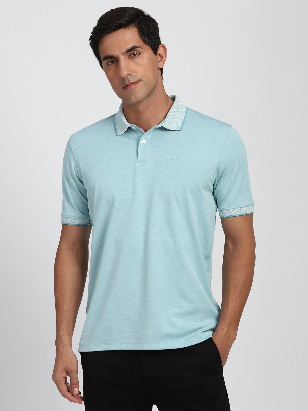 Peter England Polo Collar Cotton T-shirt