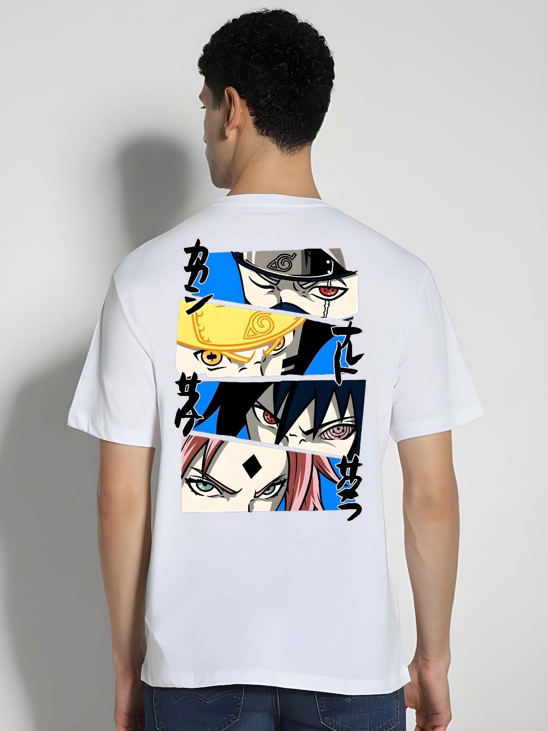 KAIDO Graphic Printed Round Neck Cotton T-shirt