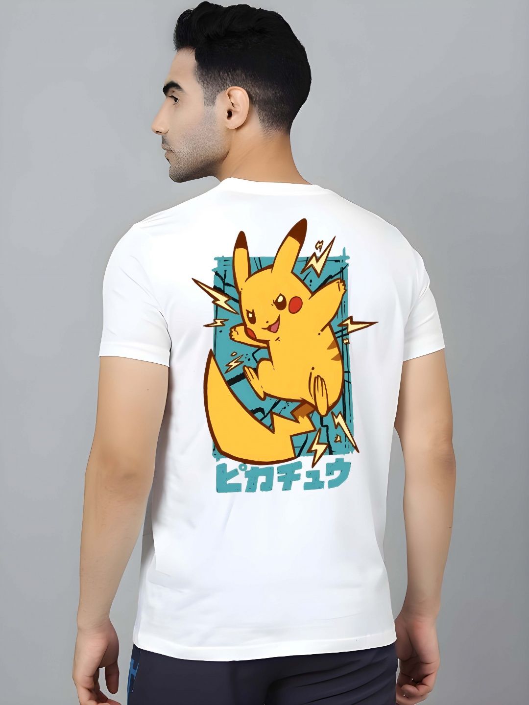 KAIDO Graphic Printed Round Neck Cotton T-shirt