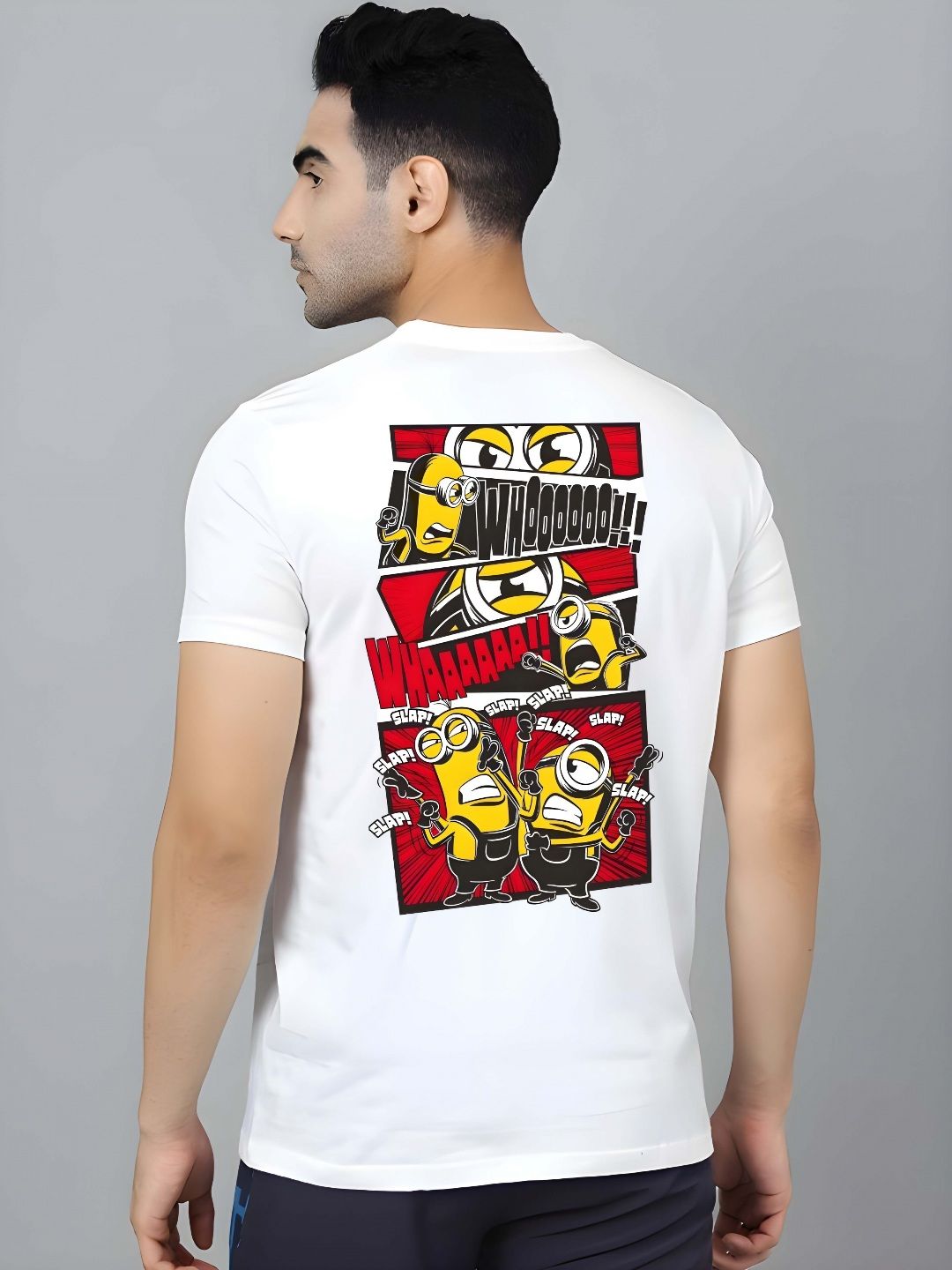 KAIDO Graphic Printed Round Neck Cotton T-shirt