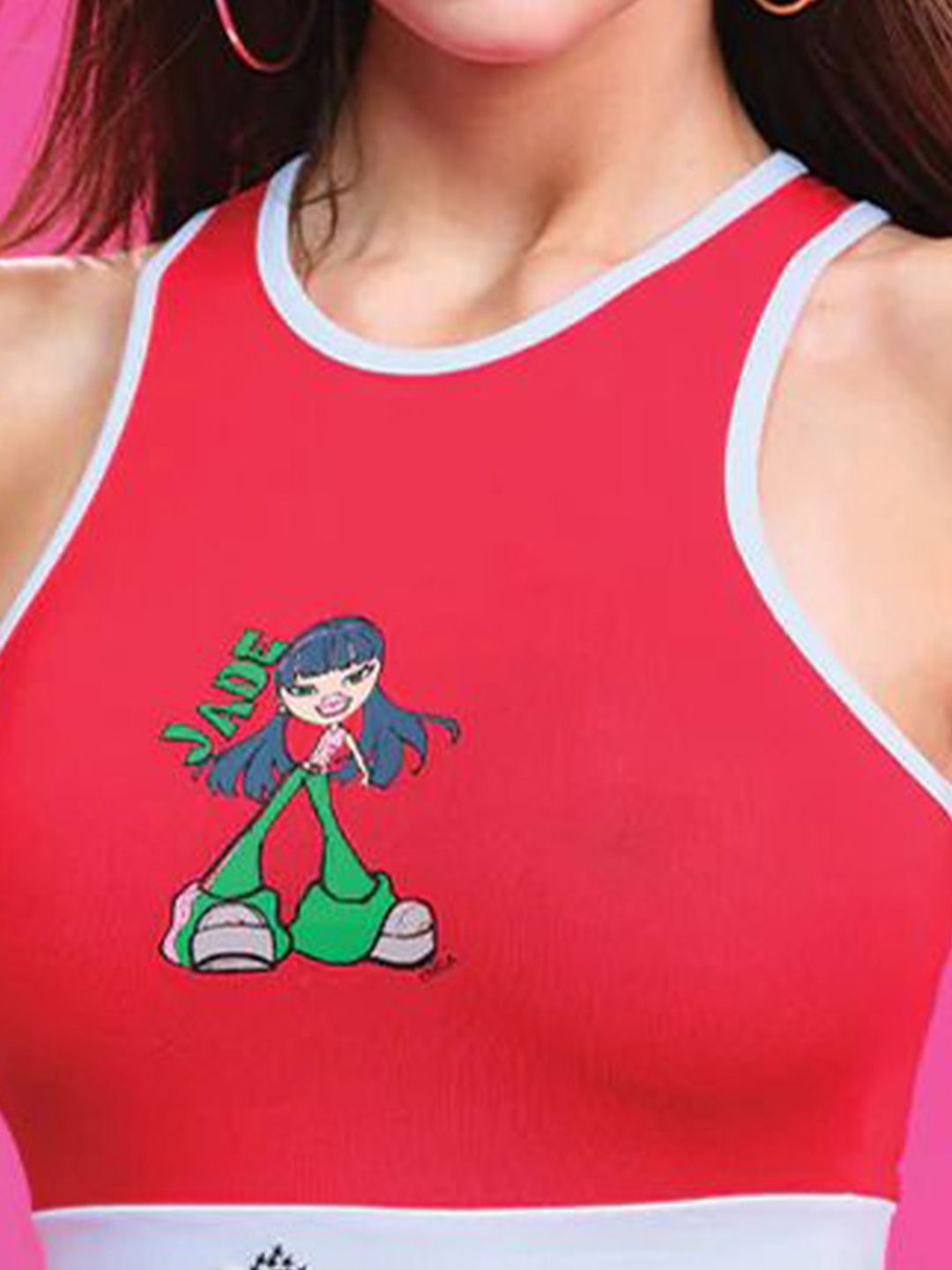 Buy Bonkers Corner Jade Crop Sports Tank Top - Bratz Collection