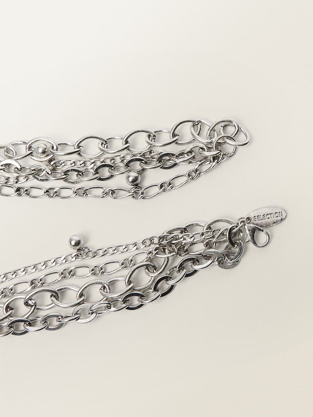 Combined Statement Layered Chain with Pendant