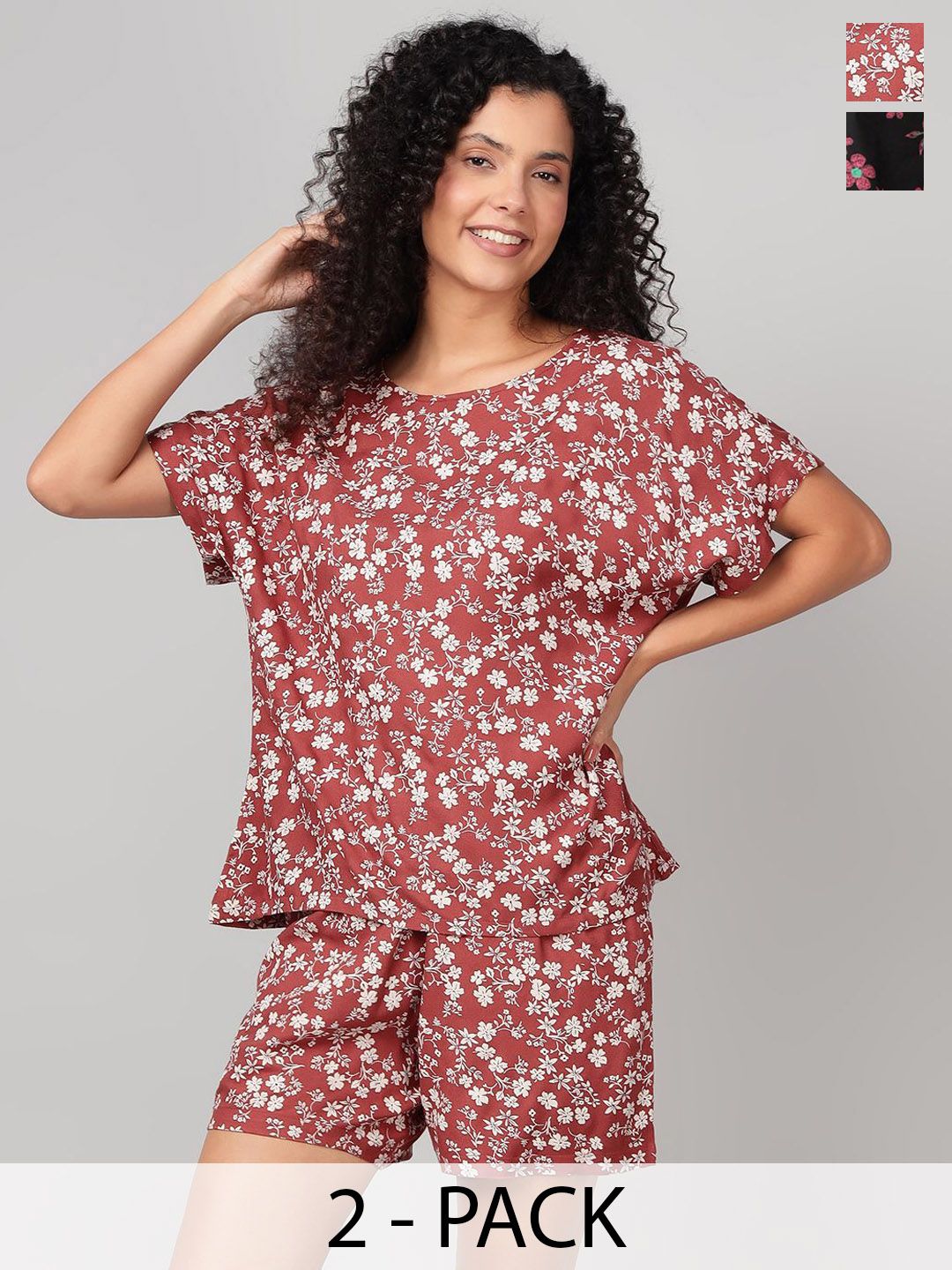 Clovia Women Printed Night suit