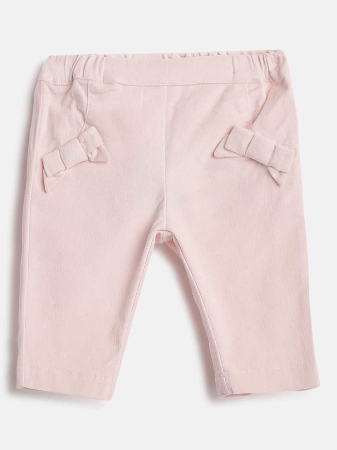 Chicco Girls Relaxed Regular Fit Mid-Rise Flat-Front Cotton Trousers