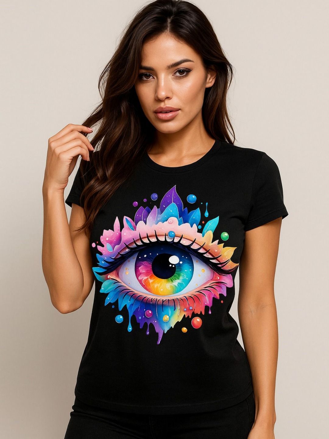 Anikmart Unisex Graphic Printed Round Neck Cotton T-shirt