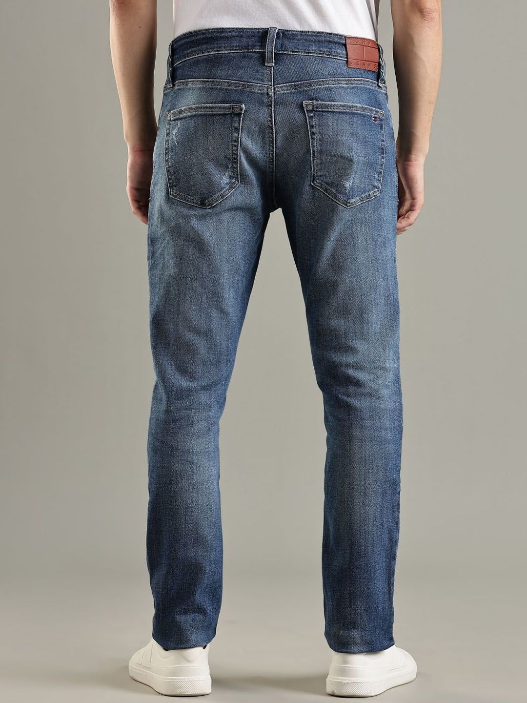 Europe Slim Fit Mid-Rise Heavy Fade Jeans