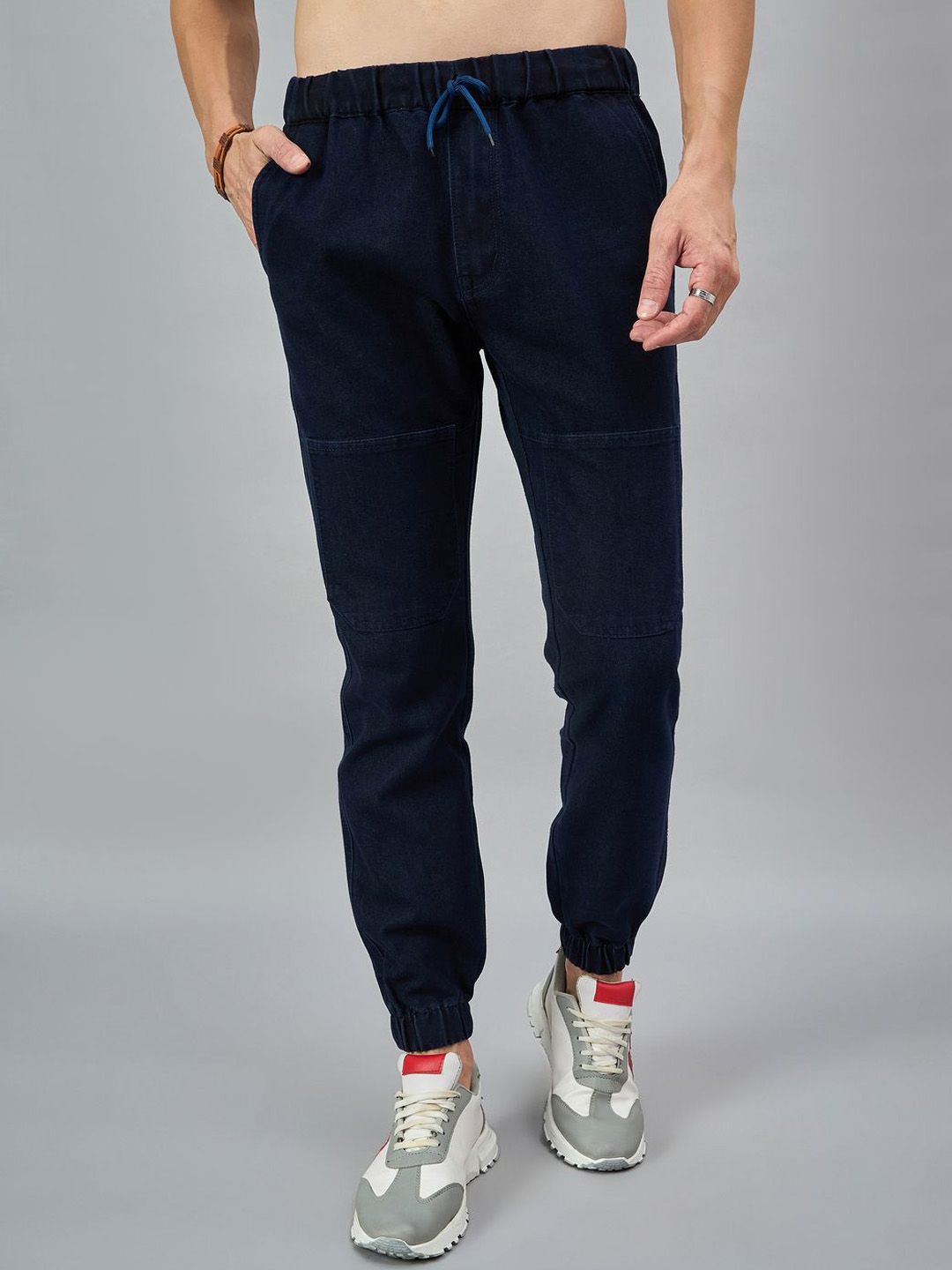 STUDIO NEXX STUDIO NEXX Men Jogger Mid-Rise Cargo  Jeans