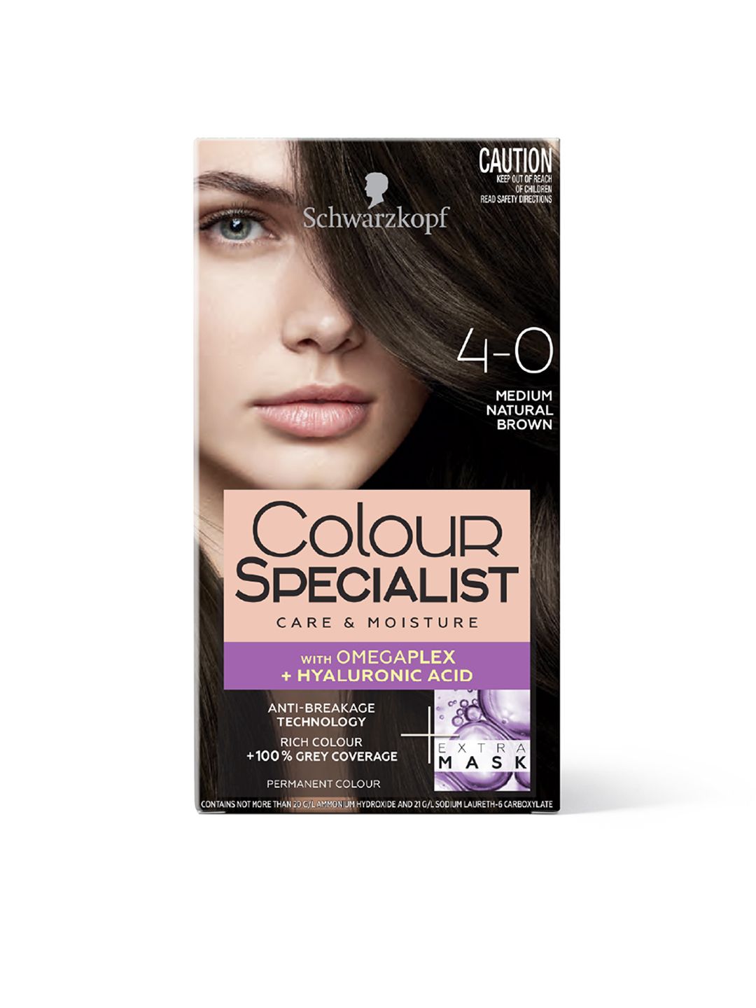 Schwarzkopf Schwarzkopf Colour Specialist Permanent Hair Colour 165ml - Medium Natural Brown 4.0