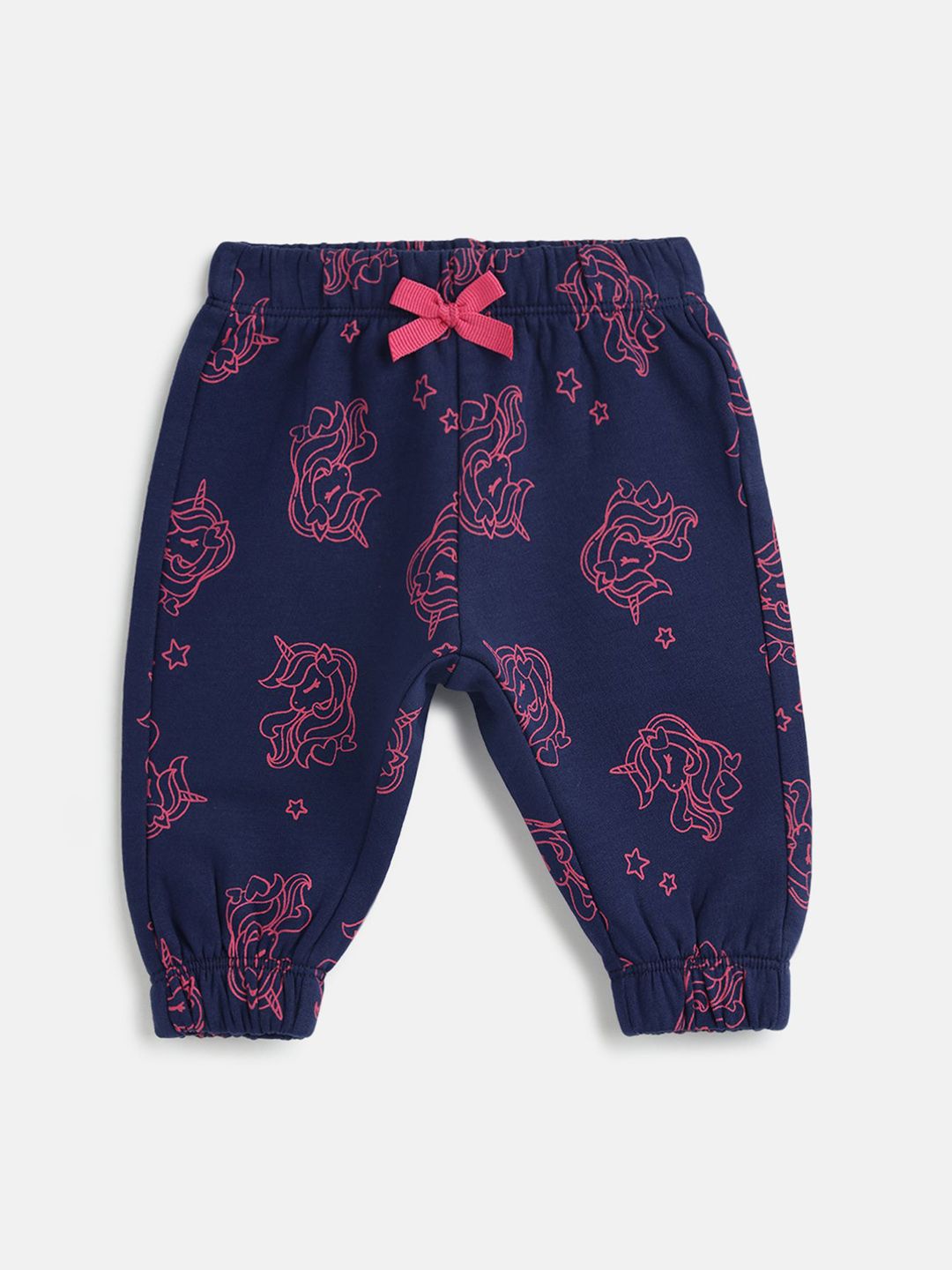 Chicco Girls Relaxed Printed Regular Fit Mid-Rise Trousers
