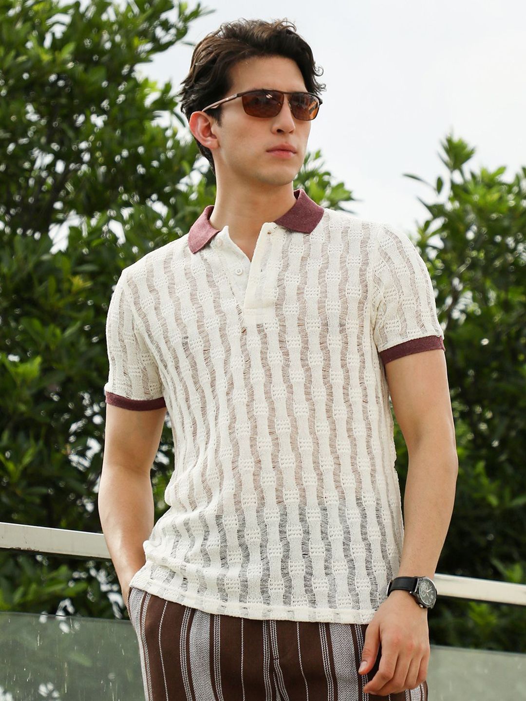 CAHOOT Polo Collar Regular Fit T-shirt