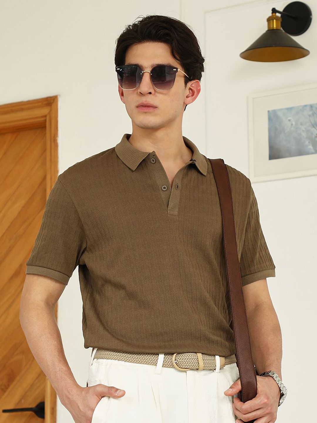 CAHOOT Polo Collar Regular Fit T-shirt